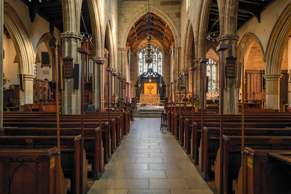 St Helens church. Picture Board by Bill Allsopp