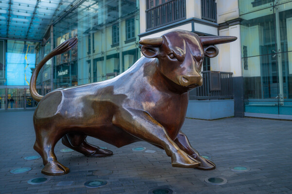 Birmingham's iconic bull. Picture Board by Bill Allsopp