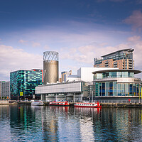 Buy canvas prints of Salford  Quays Theatre. by Bill Allsopp