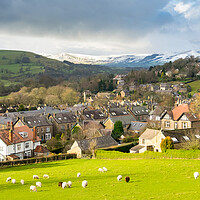 Buy canvas prints of View of Hathersage. by Bill Allsopp