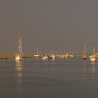 Buy canvas prints of Rainbow panorama at Wells next the Sea. by Bill Allsopp