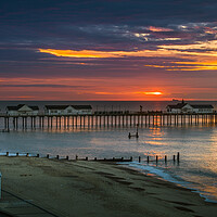 Buy canvas prints of Dawn at Southwold. by Bill Allsopp