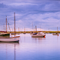 Buy canvas prints of Passing time at Brancaster Staithe. by Bill Allsopp