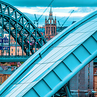 Buy canvas prints of The shapes of Tyne and Wear by Bill Allsopp