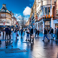 Buy canvas prints of Leicester city centre by Bill Allsopp