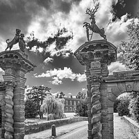 Buy canvas prints of Gates to the hall. by Bill Allsopp