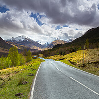 Buy canvas prints of The winding road. by Bill Allsopp