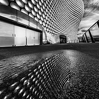 Buy canvas prints of A worms eye view of the Selfridges building. by Bill Allsopp