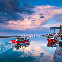 Buy canvas prints of A calm evening at Wells. by Bill Allsopp