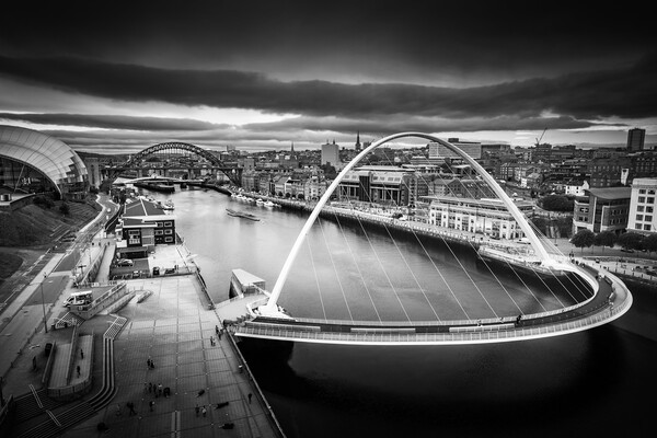 Over the Tyne. Picture Board by Bill Allsopp