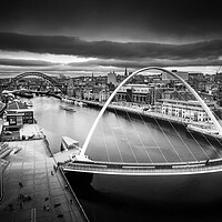 Buy canvas prints of Over the Tyne. by Bill Allsopp