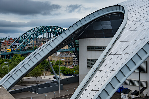 Gateshead curves. Picture Board by Bill Allsopp