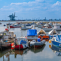 Buy canvas prints of South Gare to Stockton-on-Tees. by Bill Allsopp