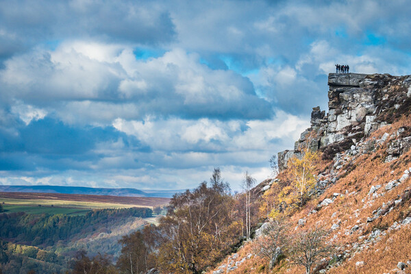 Breath-taking view from Curbar Edge Picture Board by Bill Allsopp