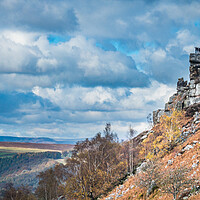 Buy canvas prints of Breath-taking view from Curbar Edge by Bill Allsopp