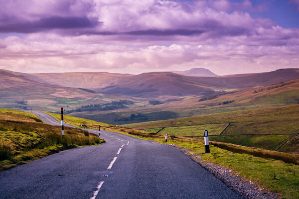 Road across the Yorkshire Dales Picture Board by Bill Allsopp