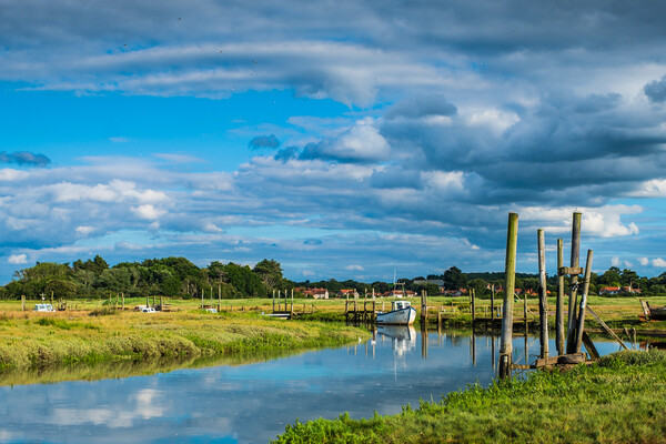 High tide at Thornham. Picture Board by Bill Allsopp