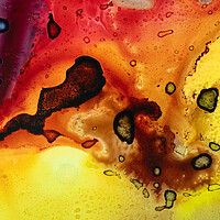 Buy canvas prints of Alcohol ink abstract. by Bill Allsopp