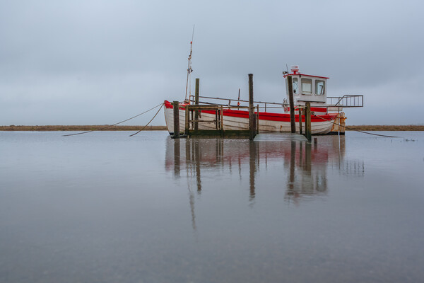 High Tide at Thornham. Picture Board by Bill Allsopp