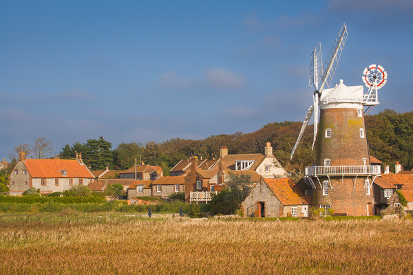 Cley-next-the-Sea village and windmill. Picture Board by Bill Allsopp