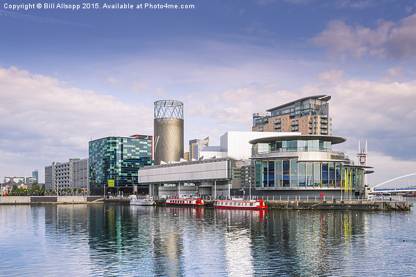 Salford Quays with The Lowry. Picture Board by Bill Allsopp