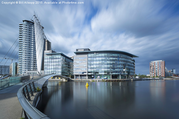 The BBC Centre and Media City at Salford Quays. Picture Board by Bill Allsopp