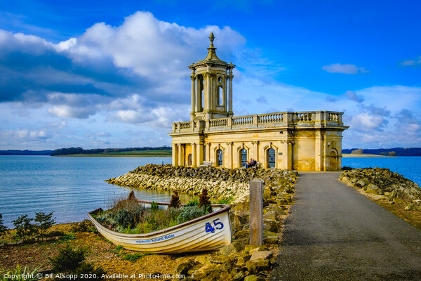 Normanton Church on the banks of Rutland Water Picture Board by Bill Allsopp