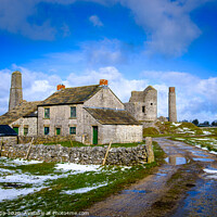 Buy canvas prints of The Magpie Mine in the Peak District. by Bill Allsopp