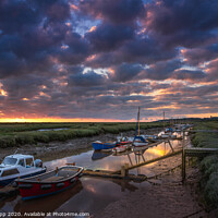 Buy canvas prints of Sunrise over the creek. by Bill Allsopp