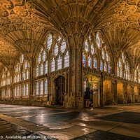 Buy canvas prints of Gloucester Cathedral Cloisters. by Bill Allsopp