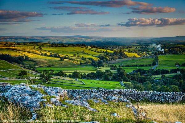 The view from Malham Cove. Picture Board by Bill Allsopp