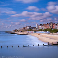 Buy canvas prints of Southwold from the pier. by Bill Allsopp