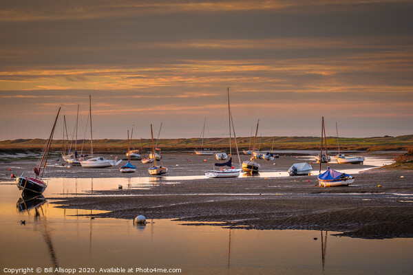Low tide sunset. Picture Board by Bill Allsopp