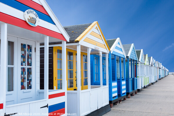 Beach huts at Southwold. Picture Board by Bill Allsopp