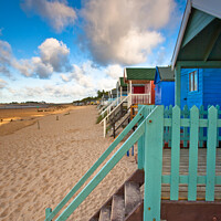 Buy canvas prints of Beach huts #2 by Bill Allsopp