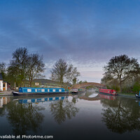 Buy canvas prints of The Grand Union Canal at Foxton. by Bill Allsopp