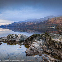 Buy canvas prints of View along Loch Lomond. by Bill Allsopp