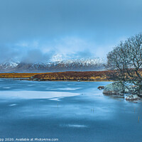 Buy canvas prints of Lochan na h'Achlaise. by Bill Allsopp