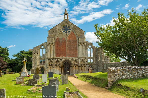A view of Binham Priory. Picture Board by Bill Allsopp