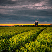 Buy canvas prints of Burnham Overy windmill. by Bill Allsopp