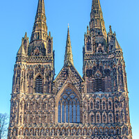 Buy canvas prints of Lichfield Cathedral. by Bill Allsopp