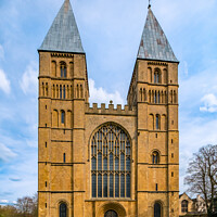 Buy canvas prints of Southwell Minster west front. by Bill Allsopp
