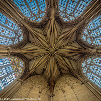 Buy canvas prints of The Chapter House at Southwell Minster. by Bill Allsopp