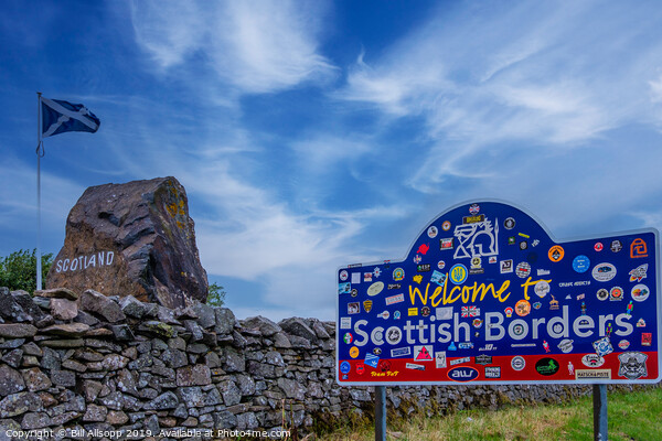 The Scottish Border. Picture Board by Bill Allsopp