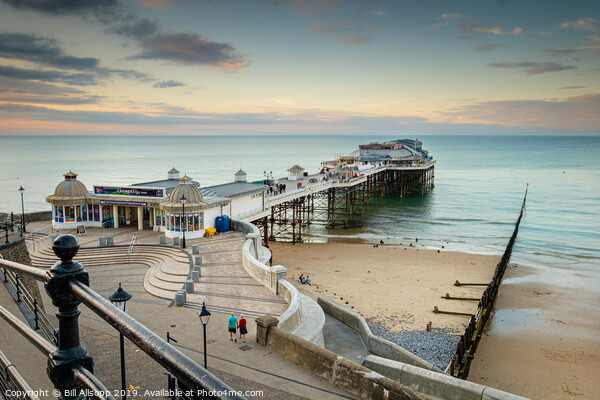 Sunset at Cromer pier. Picture Board by Bill Allsopp