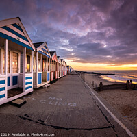 Buy canvas prints of Sunrise at Southwold. by Bill Allsopp