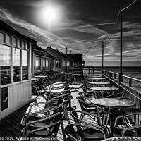 Buy canvas prints of The cafe before breakfast. by Bill Allsopp