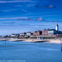 Buy canvas prints of Southwold seen from the Pier. by Bill Allsopp