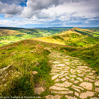 Buy canvas prints of The path to Losehill by Bill Allsopp