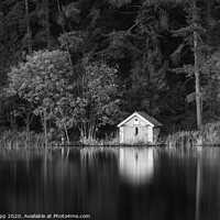 Buy canvas prints of Swithland Boathouse. by Bill Allsopp